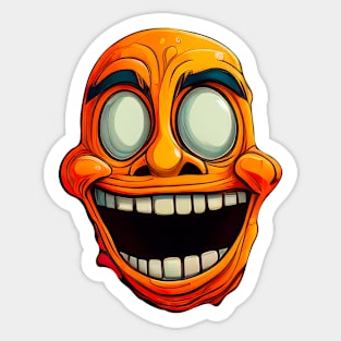 Funny Monster Face Sticker